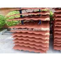 Colorful Stone Coated Rome Roof Tile Sheet , Cheap Building Material Roof Deck Sheet Price