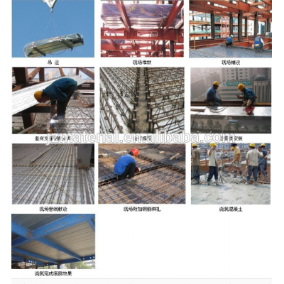 galvanized steel floor decking truss sheet/steel bar truss deck sheet TD4-120TD3-90TD2-80