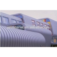 3003/3004quality Curved Aluminum roofing sheet/al-mg-mn-alloy clip lock roof sheetYX65-400/430