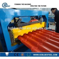 Portable Metal Roofing Tile Sheet Roll Forming Machine / Manual Roof Tile Making Machine