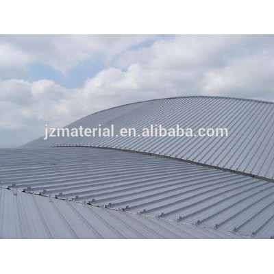 3003/3004quality Curved Aluminum roofing sheet/al-mg-mn-alloy clip lock roof sheetYX65-400/430