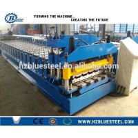 High Speed Full Automatic Tile Roll Forming Machine / Glazed Tile Roll Forming Machine / Roof Tile Sheet Rolling Forming Machine