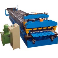 metal roof tile steel cold roll forming machine